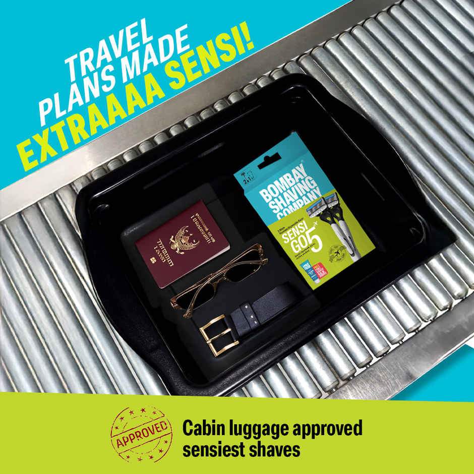 BSC Sensi Go 5 Premium 5 Blade Disposable Mens Razor | Free Post Shave Balm