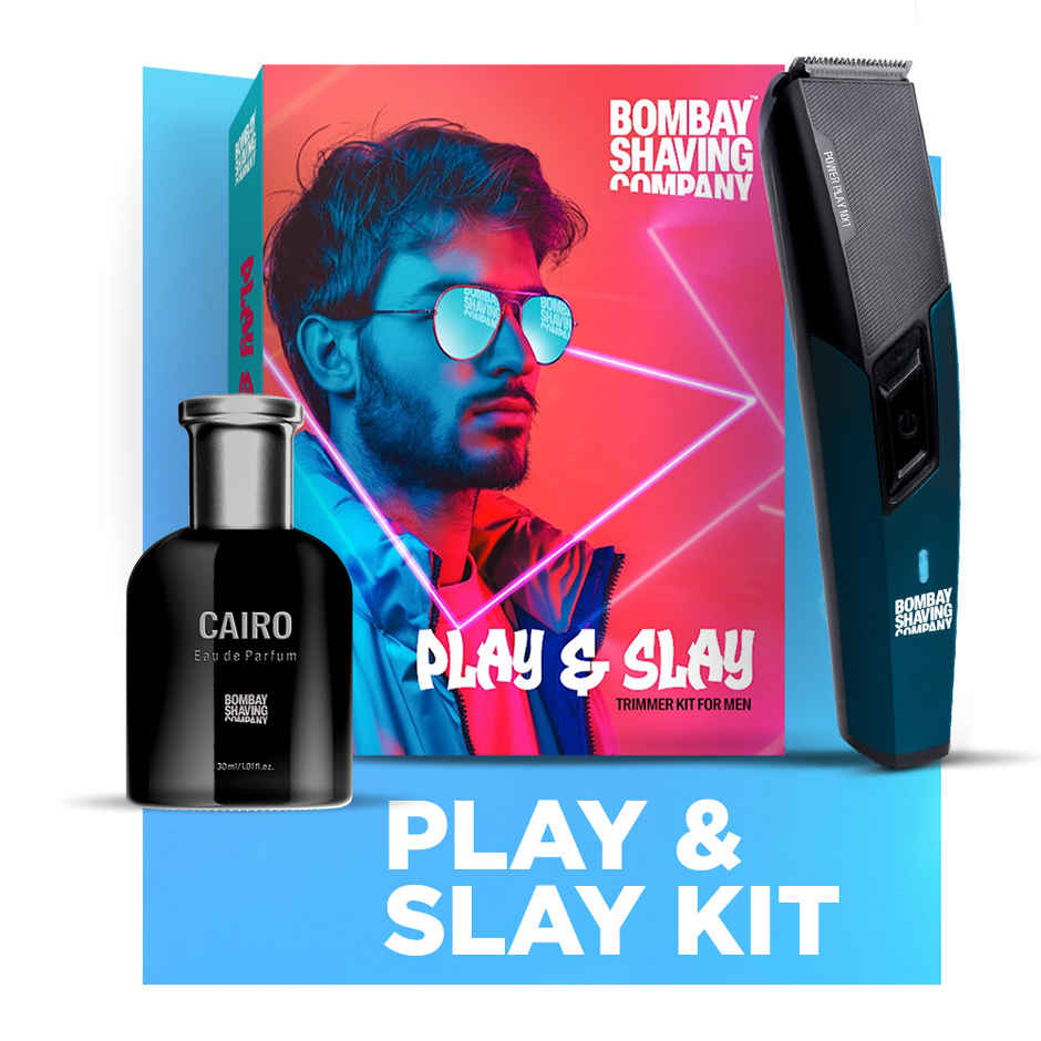 Bombay Shaving company Play & Slay Trimmer & Perfume Gift Kit