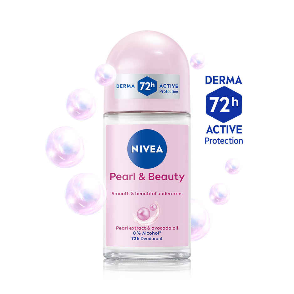 Veet Pure Hair Removal Cream - Normal Skin(50gms) & Roll-On Pearl & Beauty 50(50ml) Combo