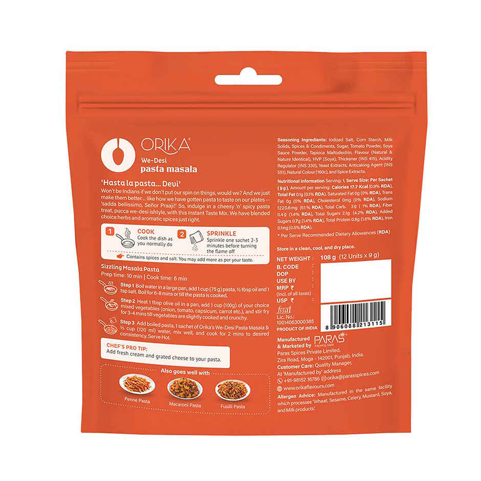 Orika Pasta Masala