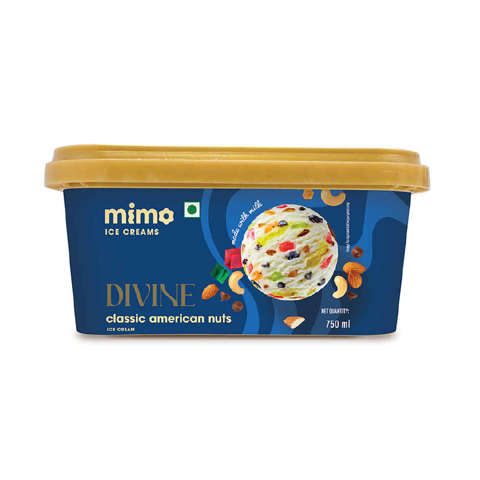 Mimo Classic American Nuts Divine Ice Cream Tub