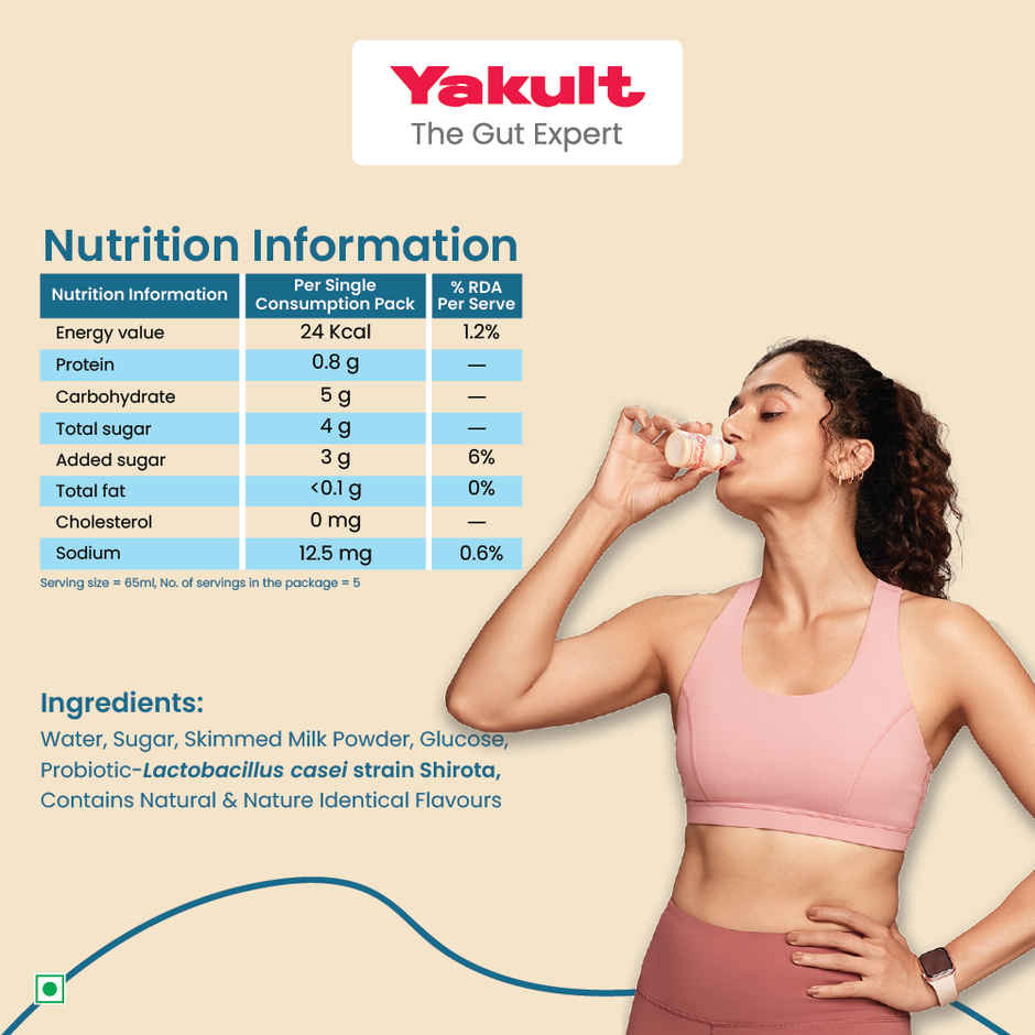 Yakult Light Probiotic Fermented Milk Drink