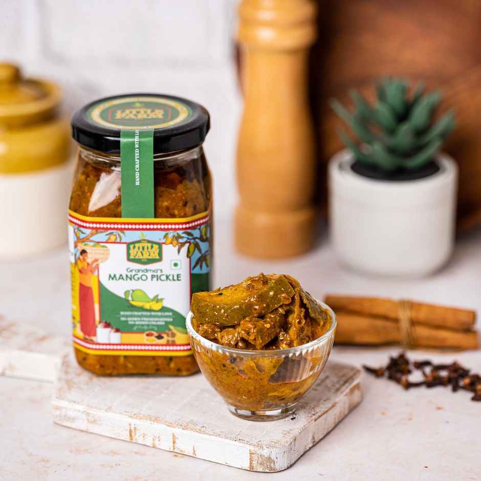 The Little Farm Co. Mango Pickle | Achaar | Made in less oil (400g)