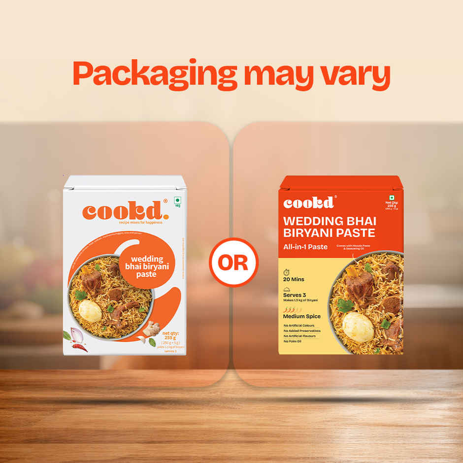 Cookd Wedding Bhai Biryani Masala Paste - Ready to Cook