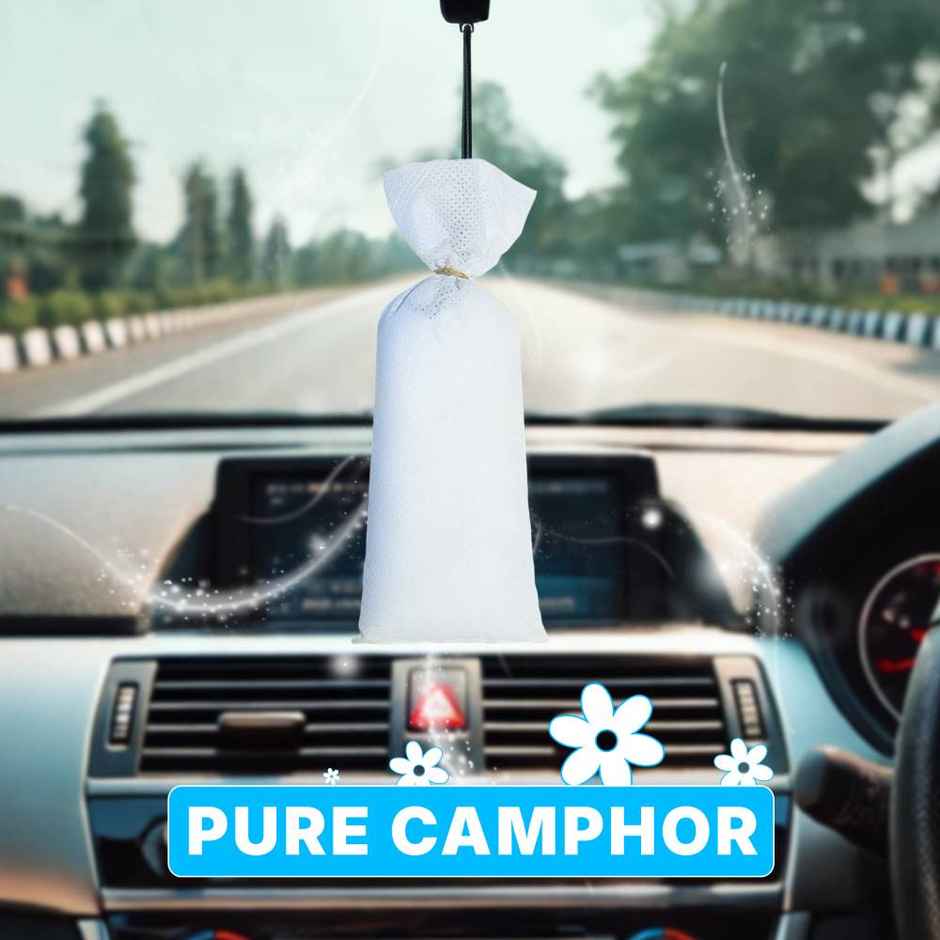 Natural Camphor Fragrance Pouch by Air Karpure | Car, Bathroom & Room Freshener|From House of Cycle