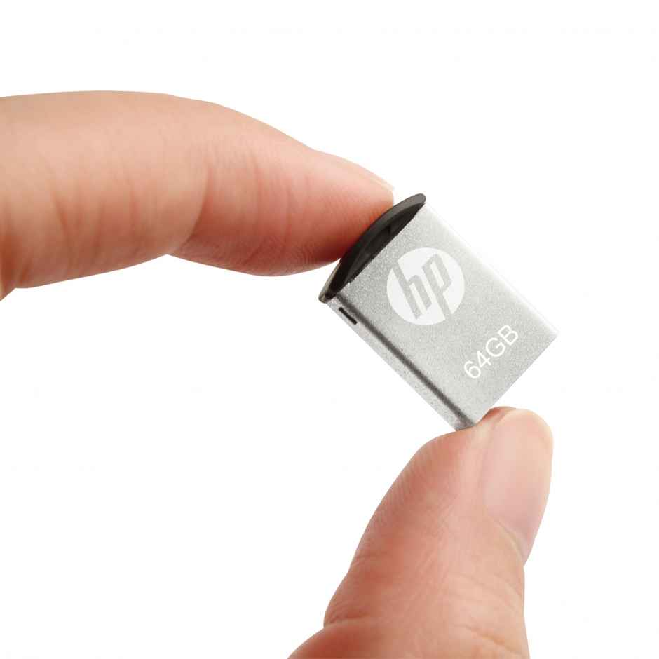 Hp V222W 64Gb Usb 2.0 Pen Drive (Silver)