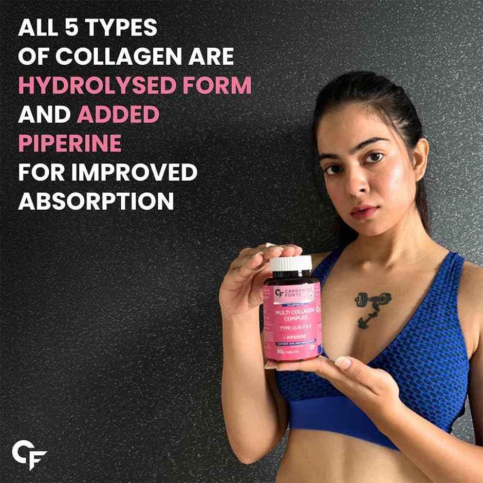 Carbamide Forte Multi Collagen Supplements For Skin Collagen Tablets For Women & Men Skin Supplement