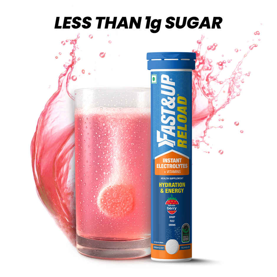 Fast&Up Reload Energy Drink Low Sugar Electrolyte - Berry Flavour