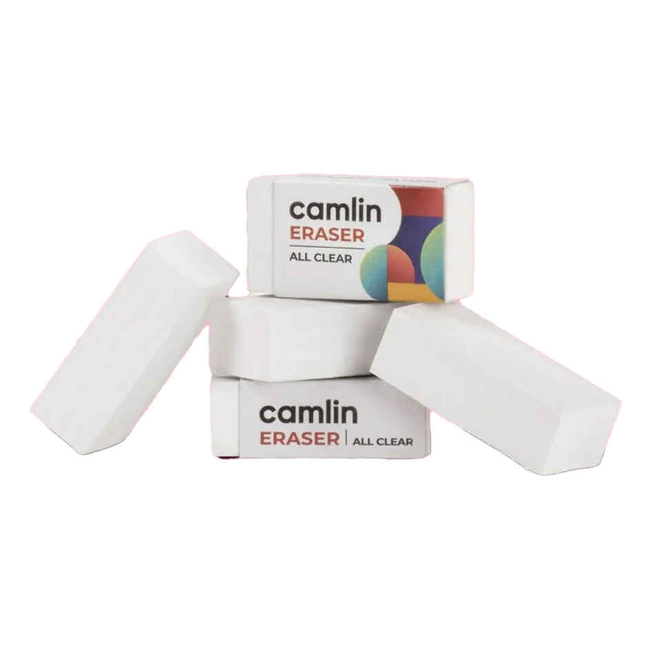 Camlin All Clear Erasers - Precise and Clean Erasing