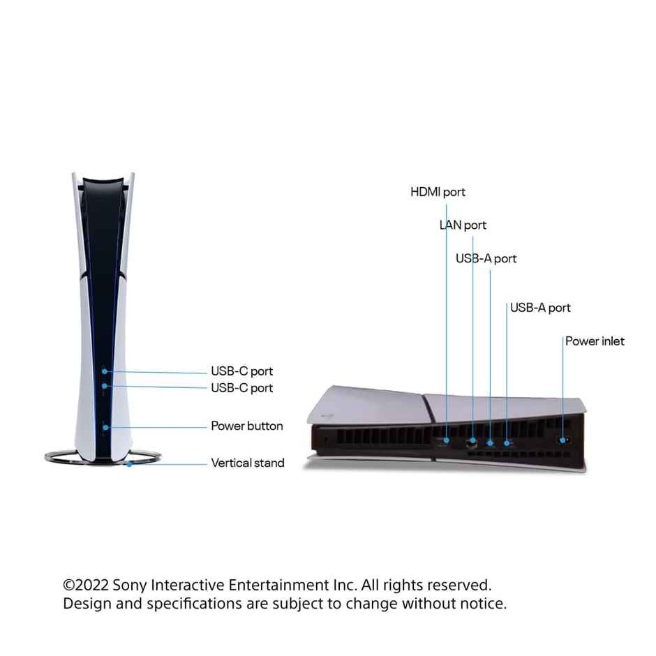 Sony PlayStation 5 Digital Edition Gaming Console (Slim)