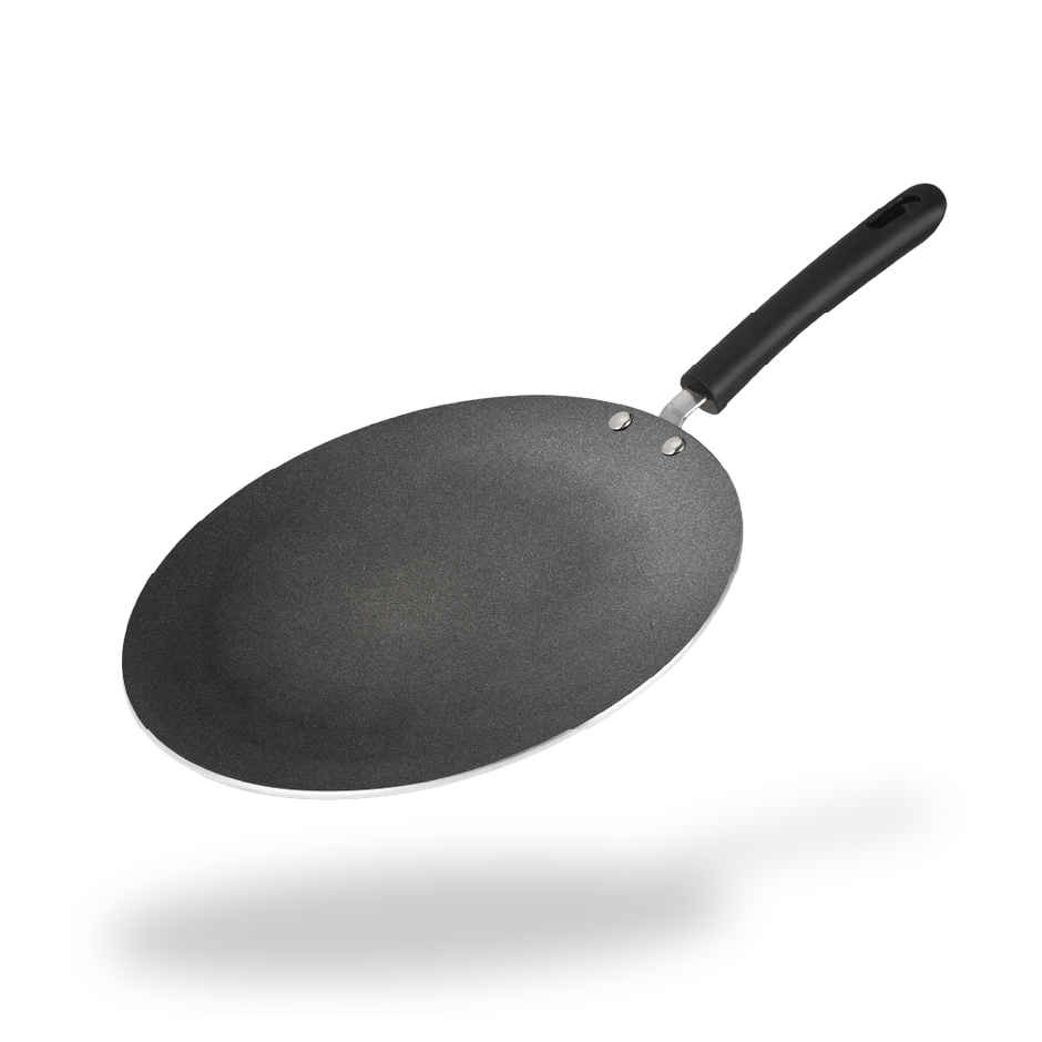 Fackelmann Quartz Nonstick Concave Tawa 28Cm, German Technology, Roti/Chapati/Paratha Tava