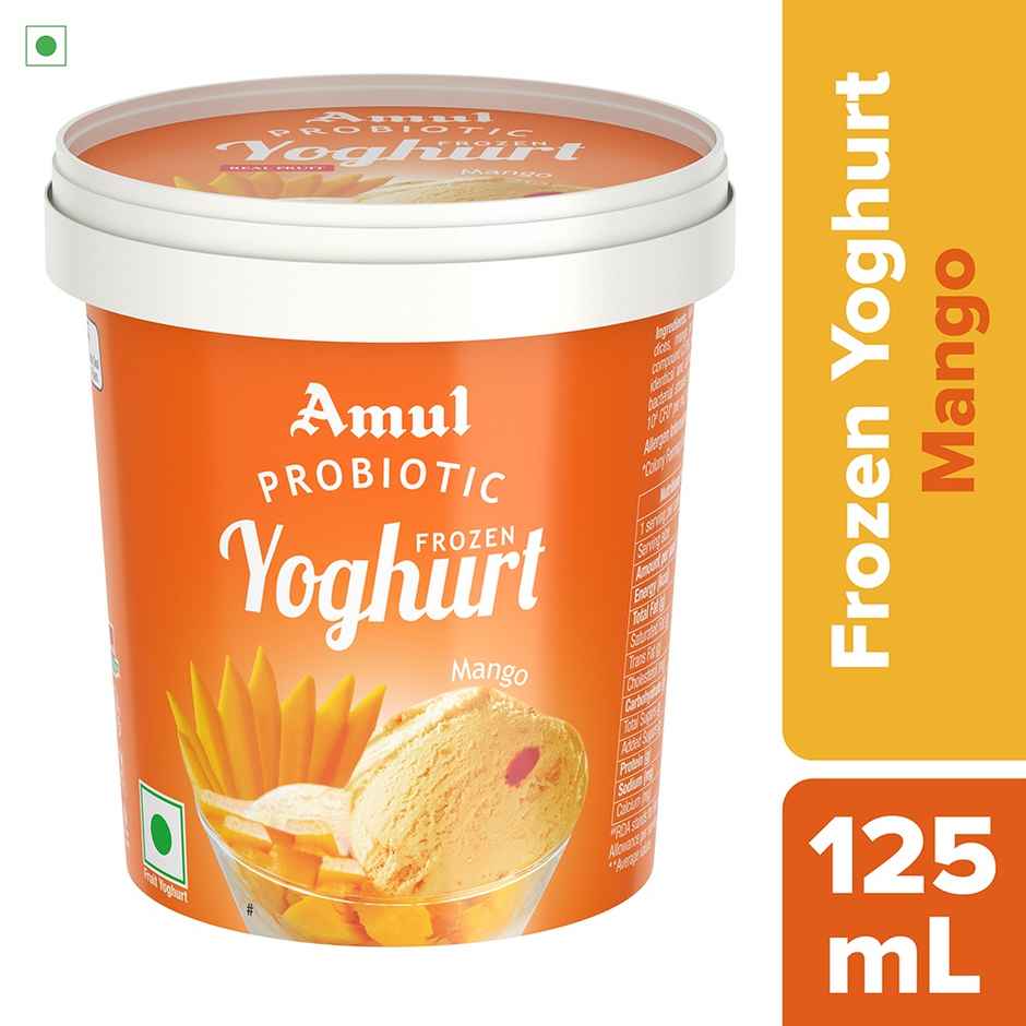 Amul Frozen Yoghurt Mango - Buy at ₹33 Online | Instant Delivery - Zepto