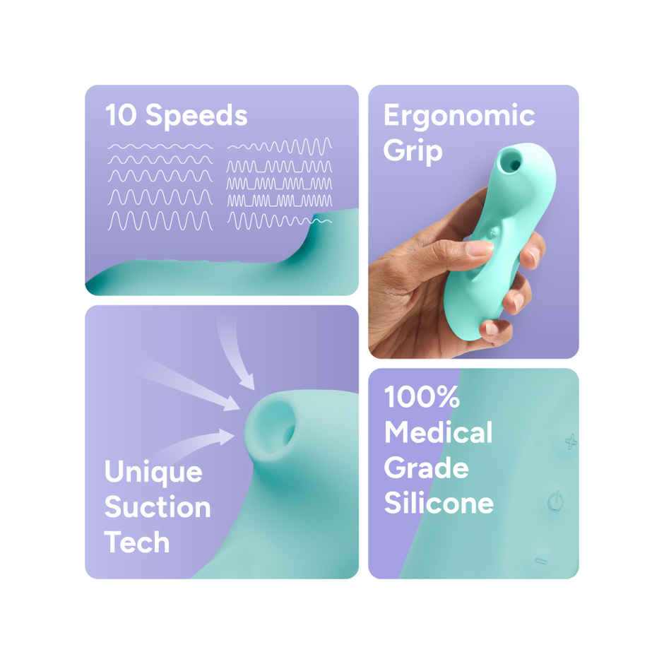 MyMuse Breeze Suction Tech Personal Massager
