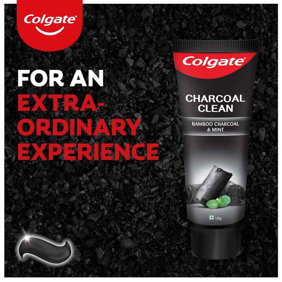 Colgate Charcoal Clean Black Gel Toothpaste Deep Clean with Bamboo Charcoal & Wintergreen Mint