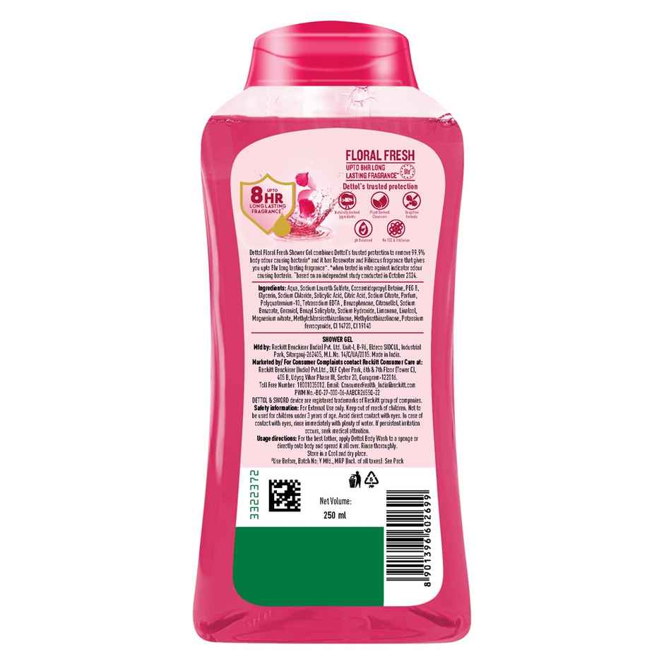 Dettol Body Wash and Shower Gel for Women and Men | Floral Fresh