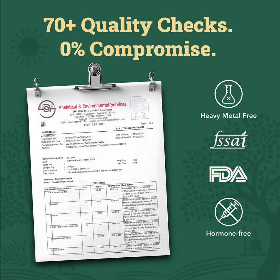 Anveshan A2 Gir Cow Ghee