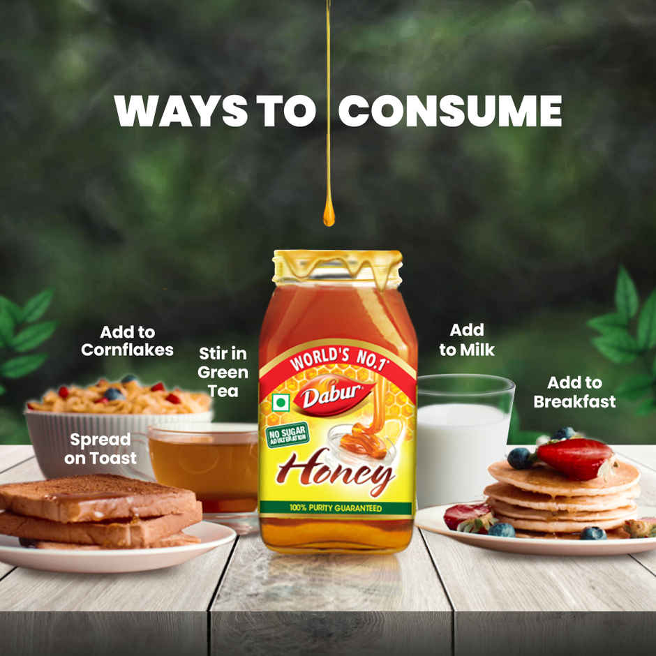 Dabur Honey | Totally Pure | World's No.1 Honey Brand | No Sugar Adulteration