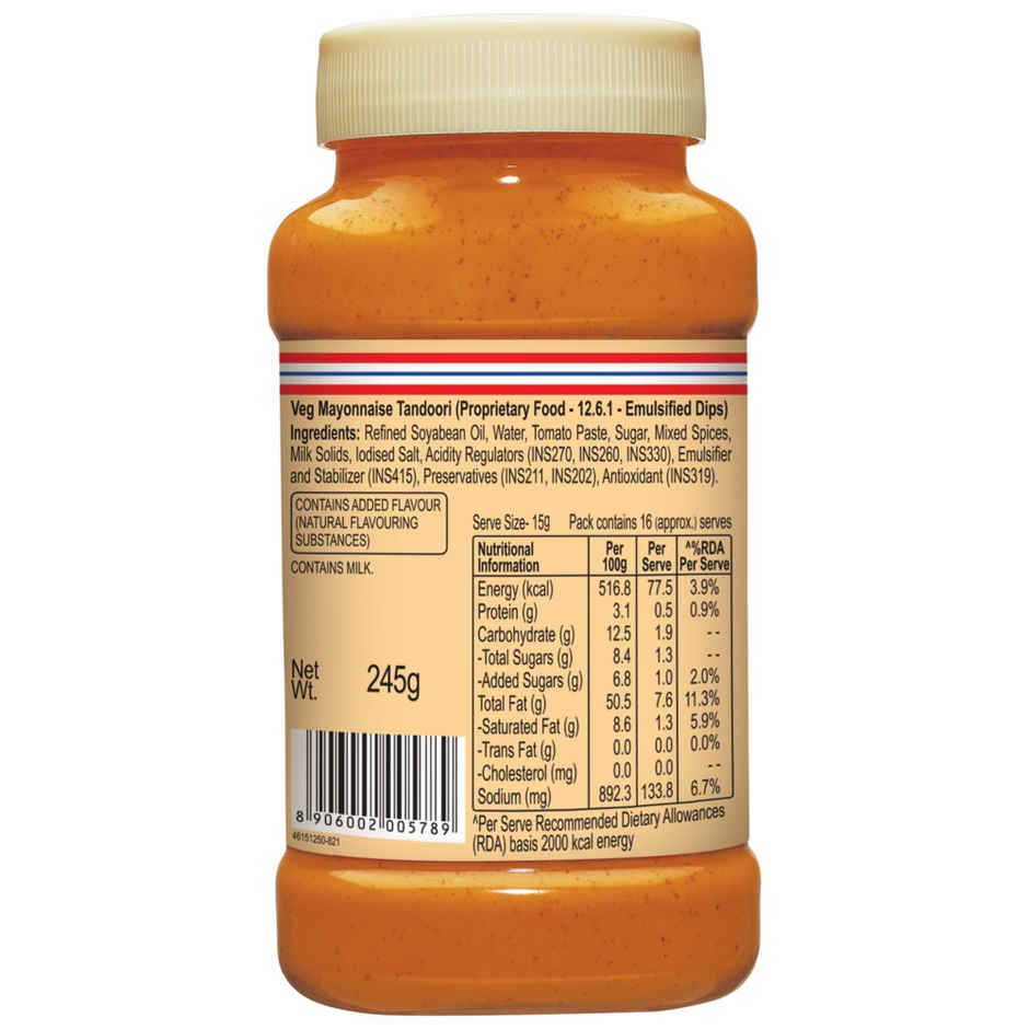 Dr. Oetker FunFoods Tandoori Mayonnaise | Veg