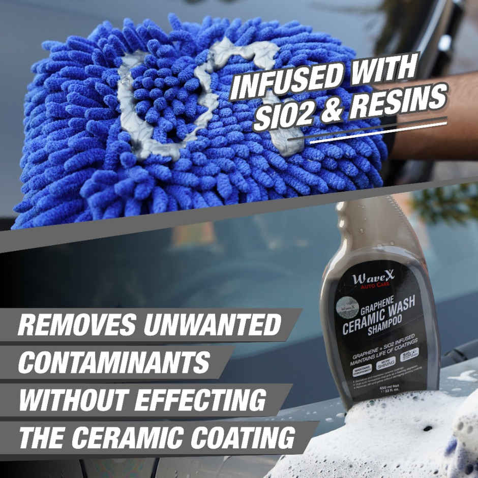 Wavex Graphene Ceramic Wash Shampoo for Ceramic Coated Vehicles