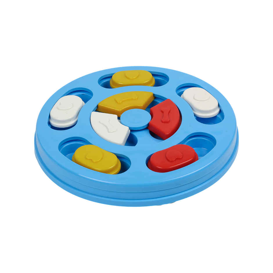 Super Pet Puzzle Feeder Dog Toy | Sky Blue