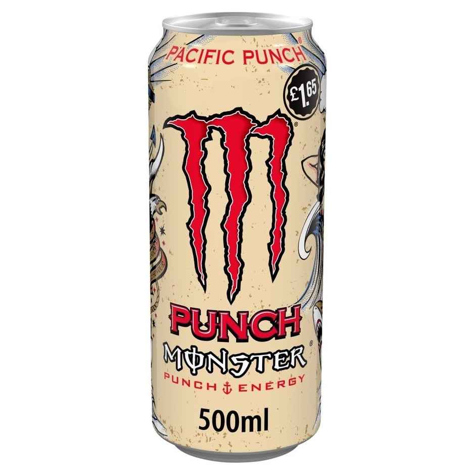 Monster Pacific Punch Energy Drink Can | Bold & Refreshing
