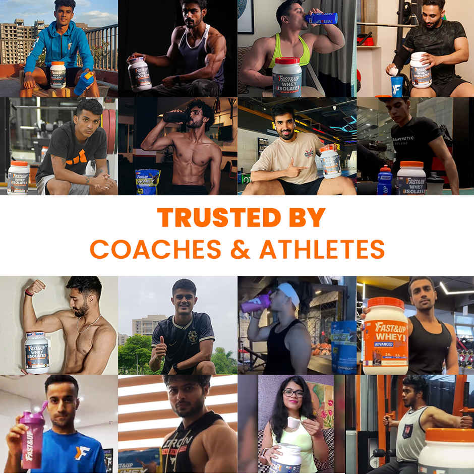 Fast&Up Isolate Complete Whey Protein Powder - Chocolate