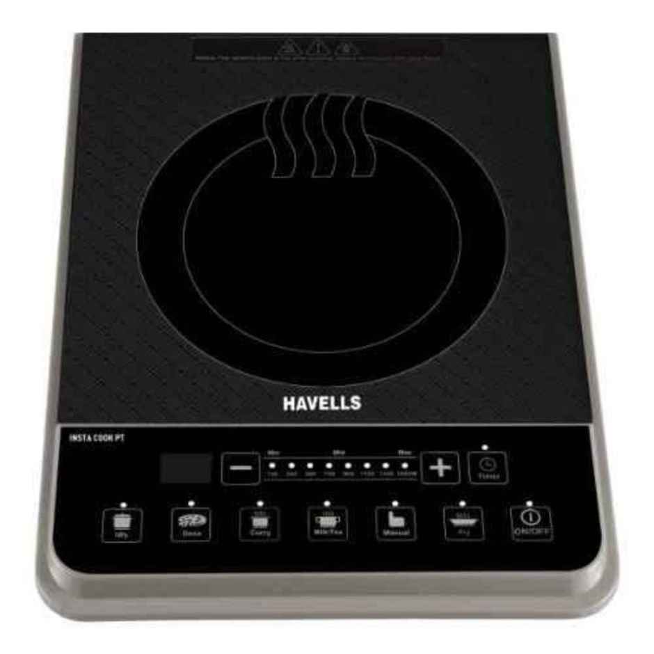 Havells Insta Cook QT 1200 W Induction Cooktop Push Button - Black, GHCICDGK120