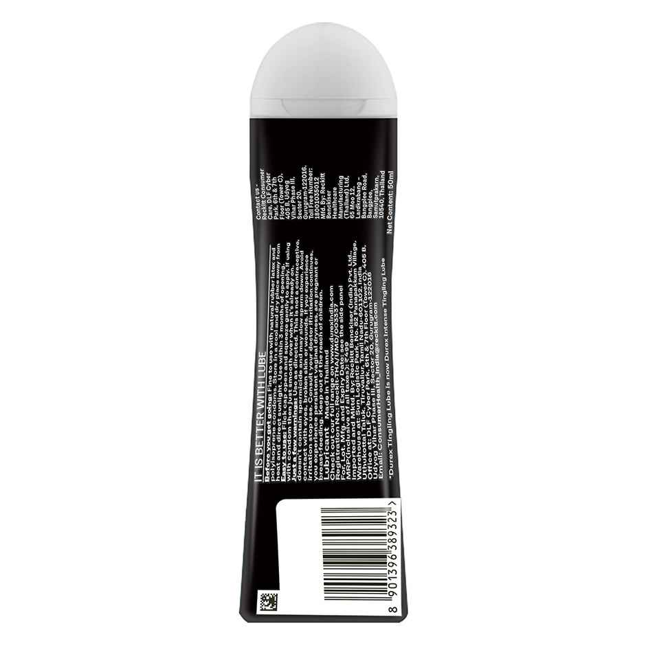 Durex Intense Condoms For Her Dotted And Ribbed Condom With Desirex Gel(10pc) & Durex Play Lubricant Gel Tingling(50ml) Combo