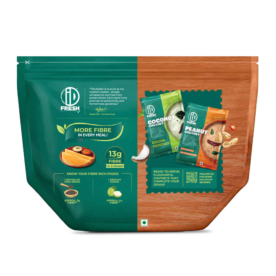 iD Fresh High Fibre Brown Rice & Oats Batter