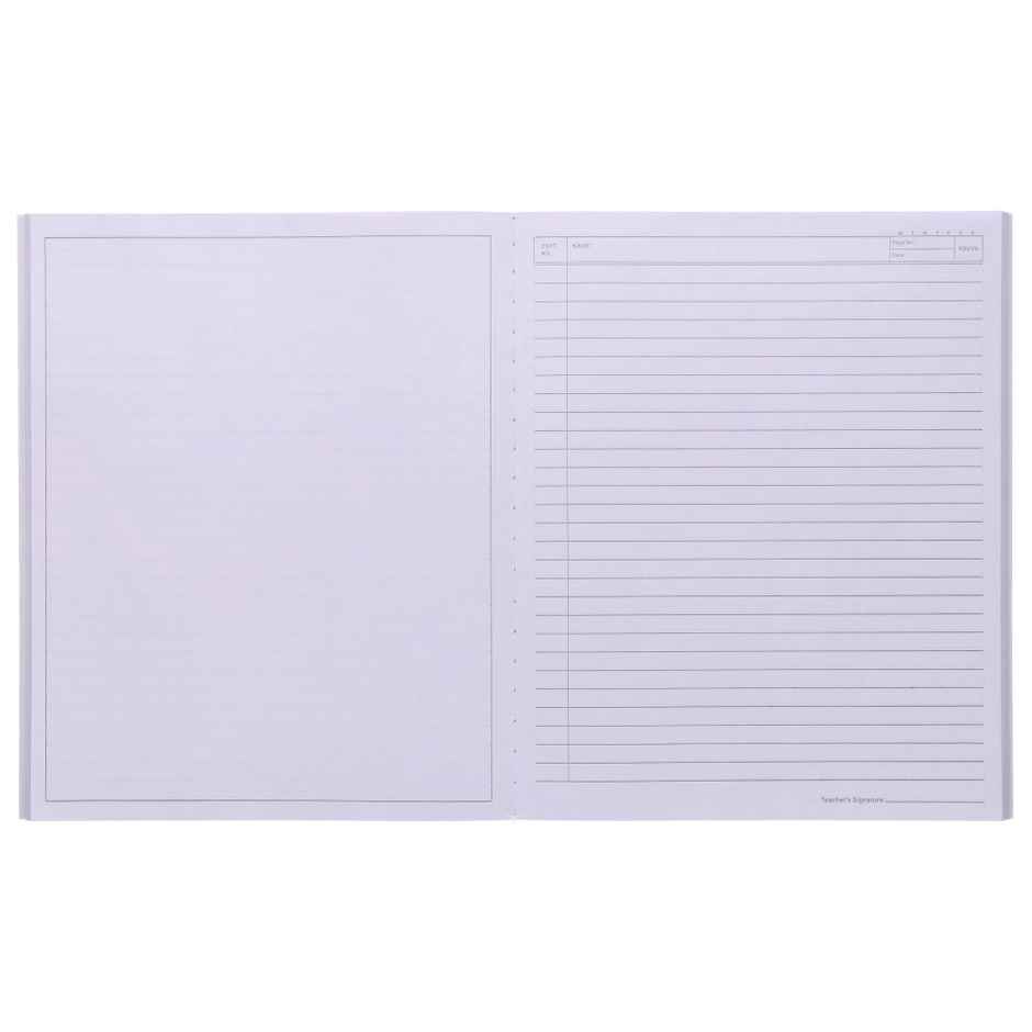 Navneet Youva | Hard Bound Combined SMART Practical Book Ruled&Plain sides (22 x 27 cm, 172 Pages)