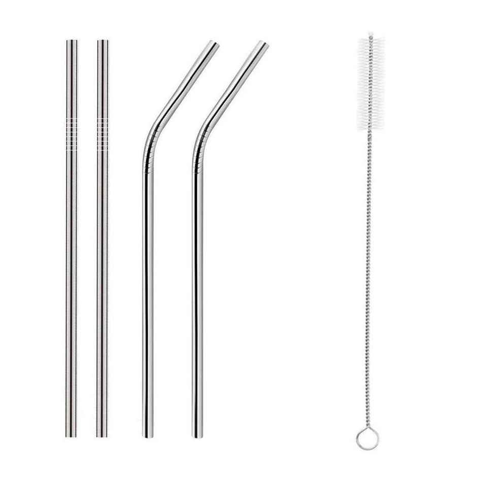 Picfest Stainless Steel Straw Set Of 5