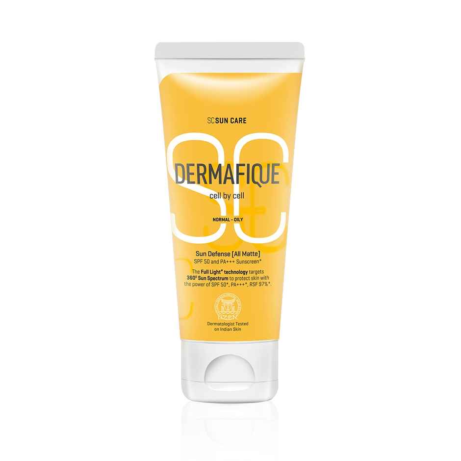 Dermafique Sun Defense All Matte, SPF 50, PA +++ Sunscreen