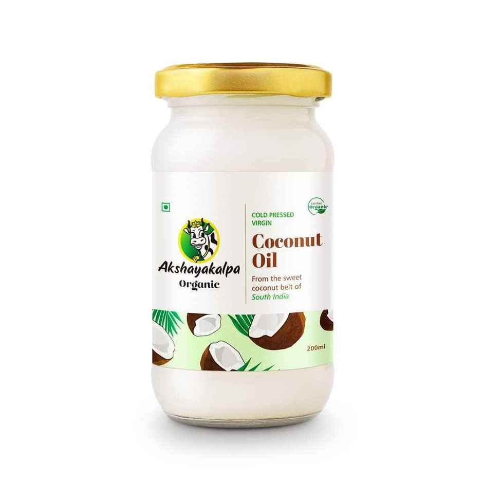 Akshayakalpa Organic Virgin Coconut Cold Pressed Oil | Multipurpose Nariyal Oil