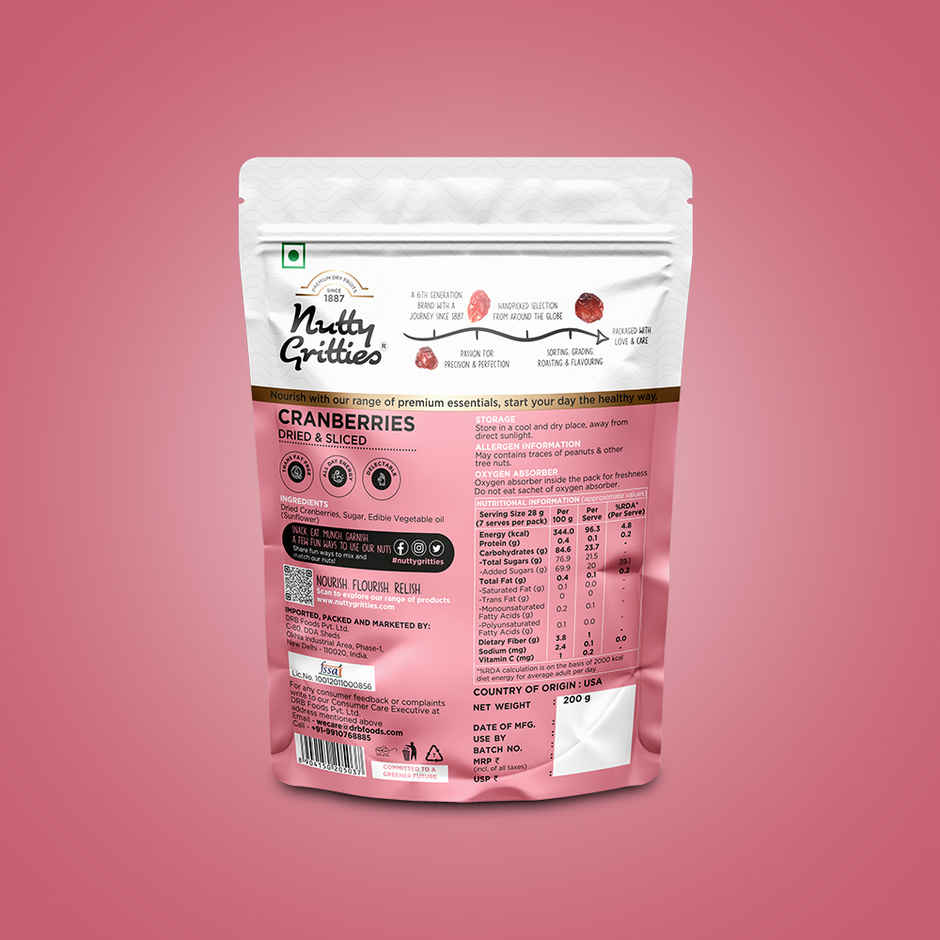 Nutty Gritties Cranberries