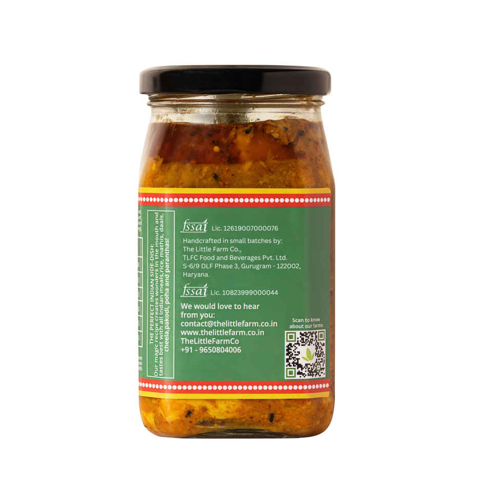 The Little Farm Co. Mango Pickle | Achaar | Made in less oil (400g)