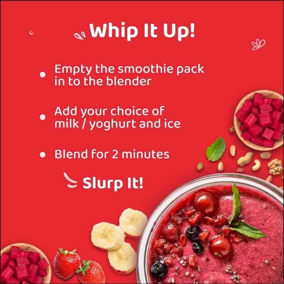 Pluckk Healthy & Lactose Free Beetox Smoothie | Serves 1