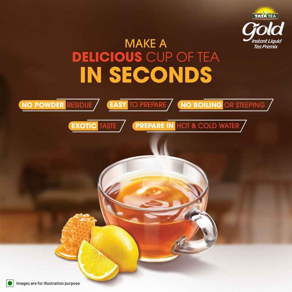 Tata Tea Gold Lemon and Honey Instant Liquid Ice Tea Premix