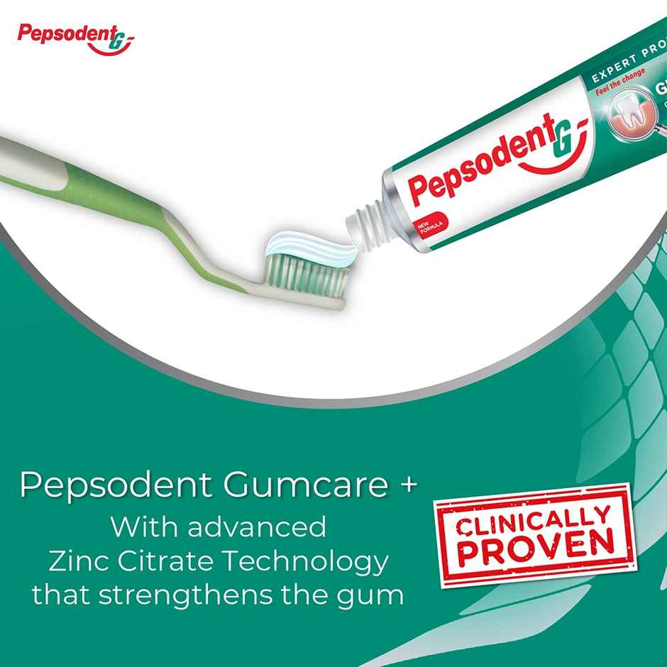 Pepsodent Gumcare+ Toothpaste, Reduces Gum Problems In 7 Days