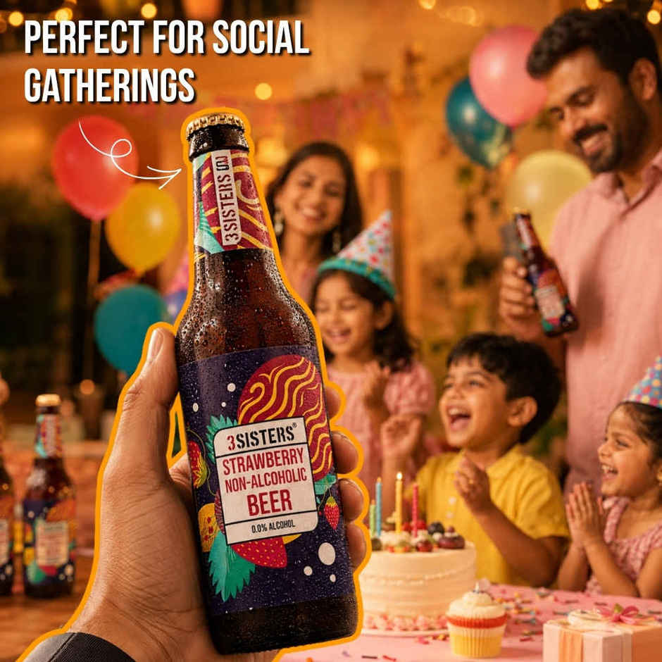 3 Sisters Strawberry Non-Alcoholic Beer