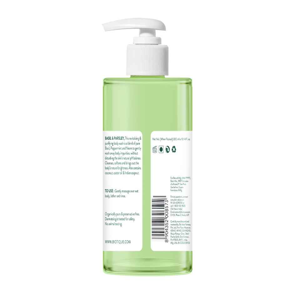 Biotique Basil And Parsley Revitalizing Body Wash