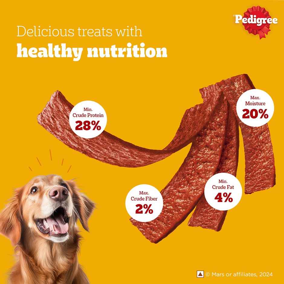 Pedigree Adult Tasty Jerky Grilled Liver Flavour Dog Treat