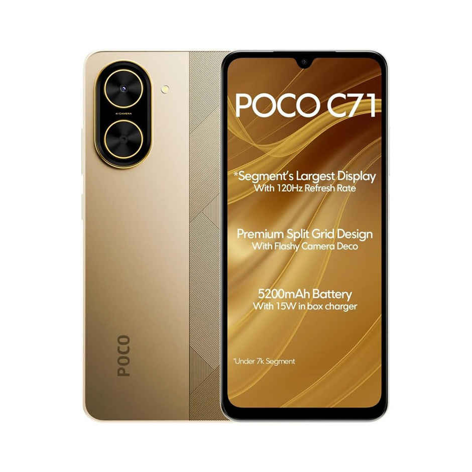 POCO C71 | Desert Gold | 6GB, 128GB