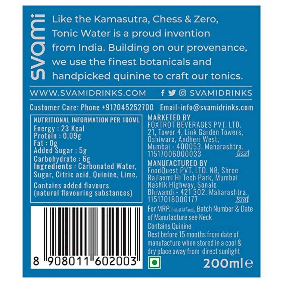 Svami Light Indian Tonic Water
