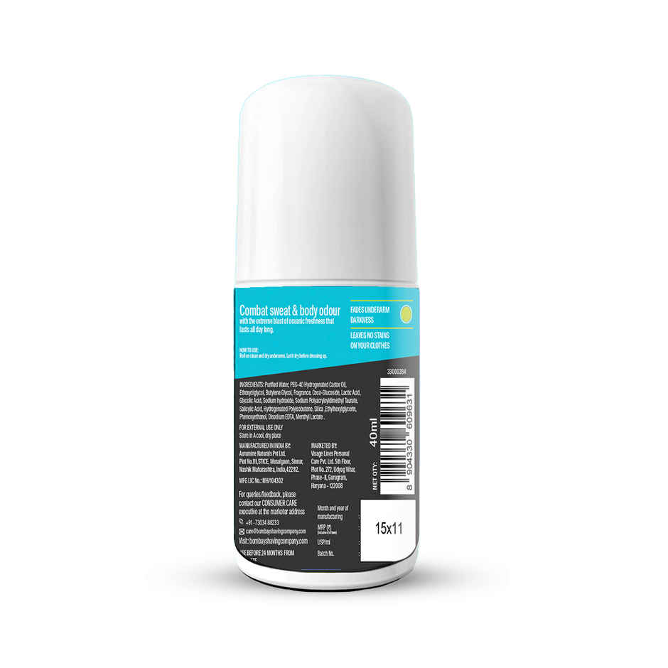 Bombay Shaving Company 5% AHA BHA Aqua Under Arm Roll-On