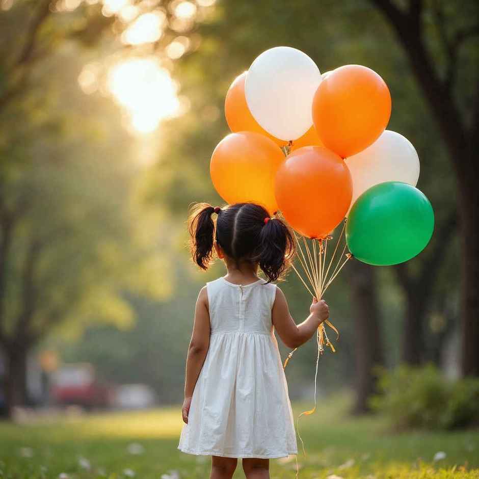 Tricolour Balloon Decoration Set | Independence Day Party Decor | Pack of 25 | Propcon