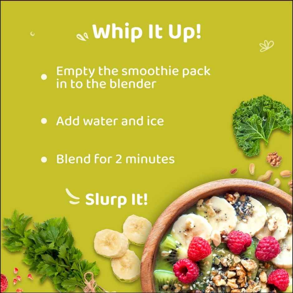 Pluckk Healthy & Lactose free Green Smoothie | Serves 1