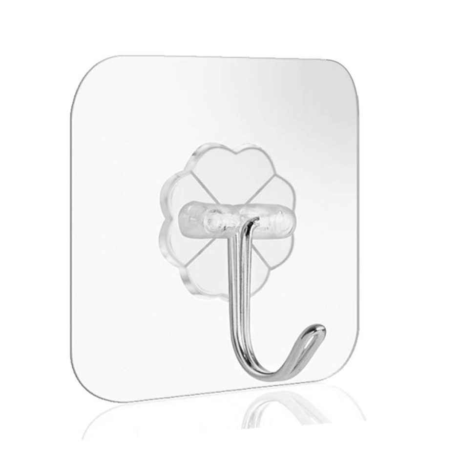 SE7EN Transparent adhesive wall Kitchen Hooks