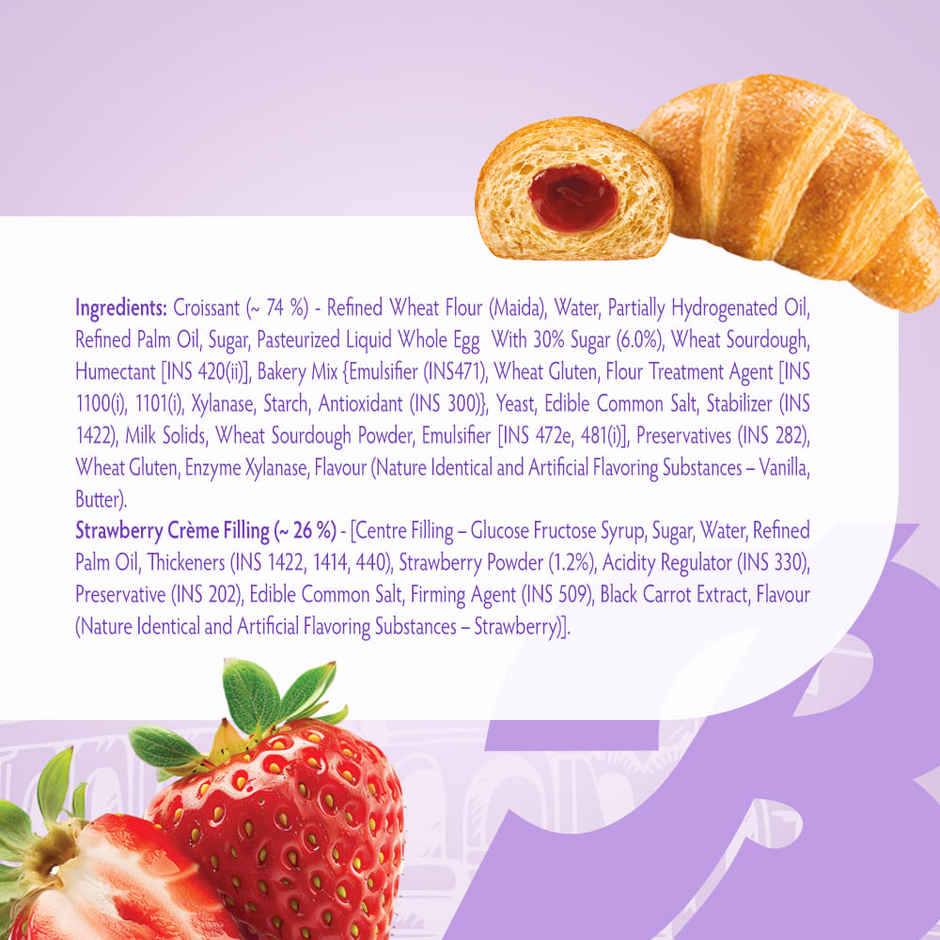 Bauli Moonfils Croissants Strawberry (Egg) Combo