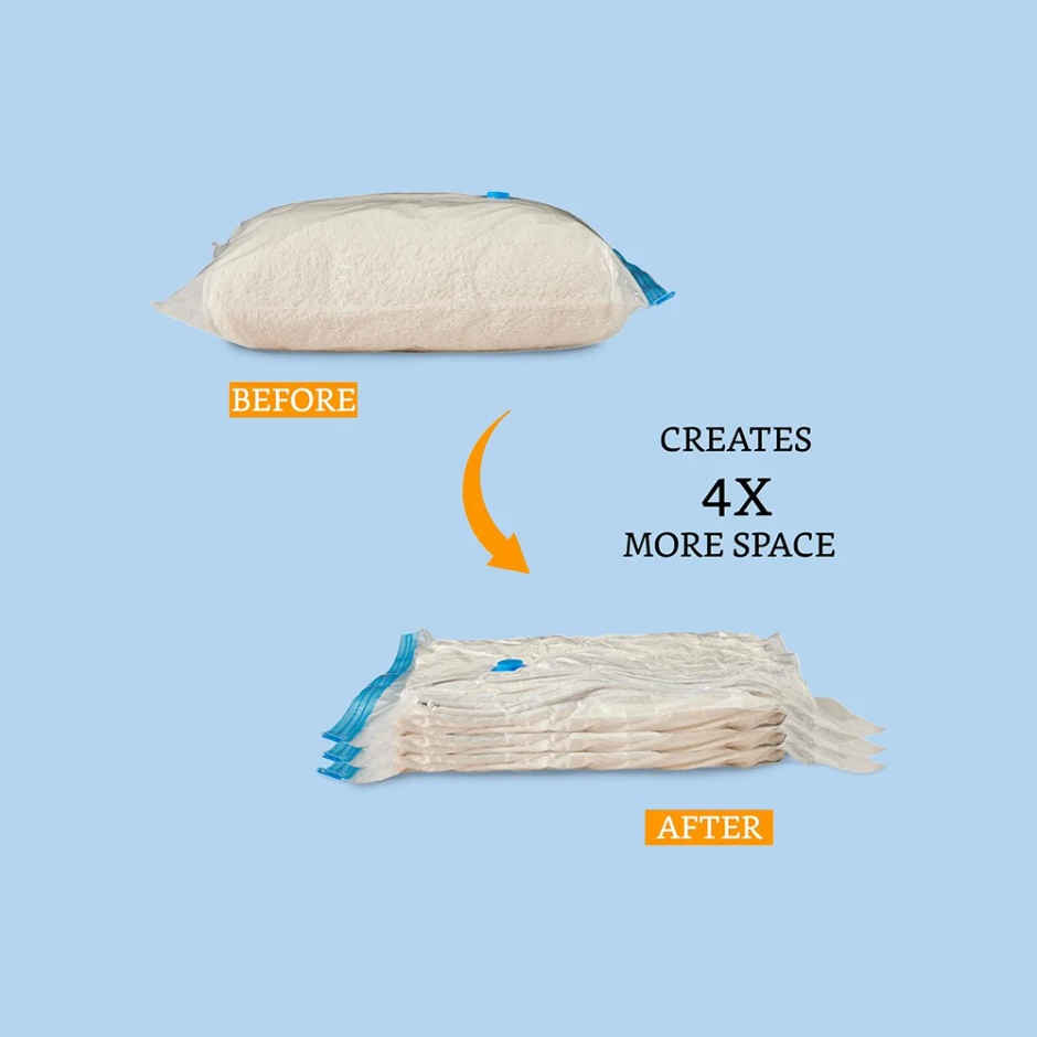 Zedak Plastic Vacuum Storage Bags With Pump