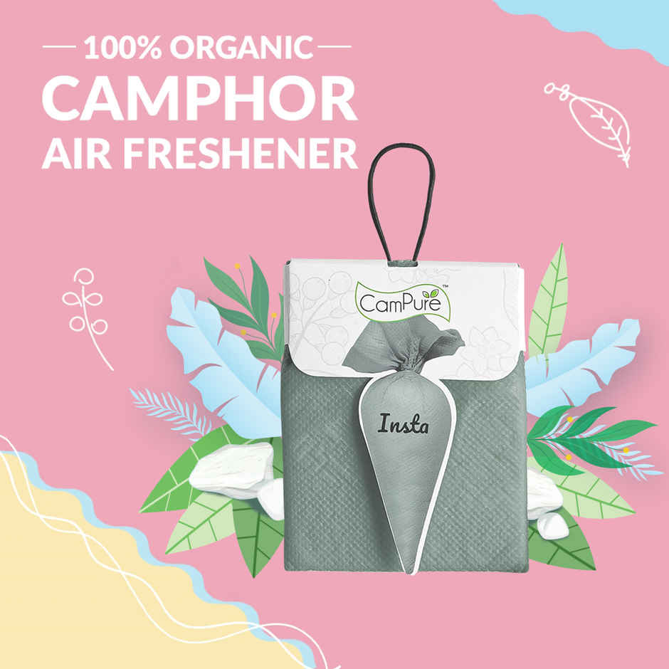 Campure Bhimseni Insta Cone CamphorAir ,Car, Room Freshener